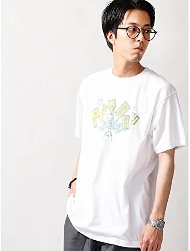 Amazon ウィゴー メンズ Wego ウィゴー Wego ネオンカラーロゴプリントtシャツ ホワイトその他 L Tシャツ カットソー 通販