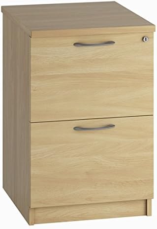 Equinox 2 Drawer Wooden Filing Cabinet Oak Amazon Co Uk Office Products