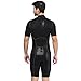Phantom Aquatics Men's Marine Shorty Wetsuit, Black, Large