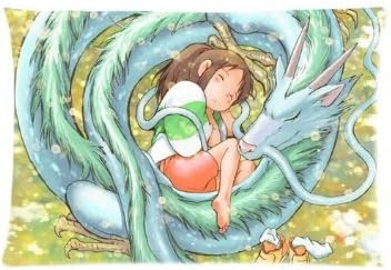 photo Dragon Spirited Away Haku And Chihiro trendsetter spirited away chihiro und