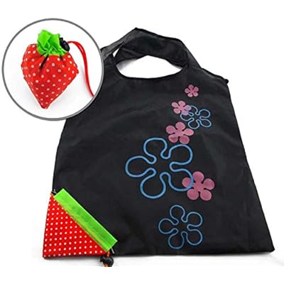 Oytra Set of 6 Nylon Reusable Strawberry Bags Eco Friendly Colors as per Availability