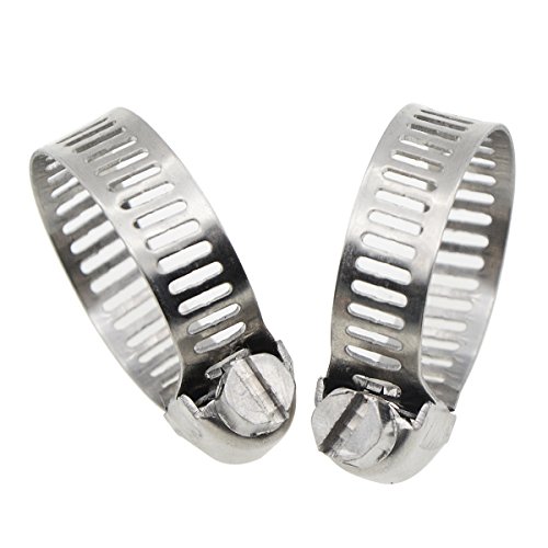 5/16" - 7/8"(8mm-22mm) Range, Penck Stainless Steel Hose Clamp Worm Gear Hose Clamp Water Pipe Clamp for Plumbing, Automotive and Mechanical Applications, 12Pcs