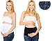 Maternity Fit, Bamboo Belly Band with Waist Extenders for All Stages of Pregnancy, 3-4 items