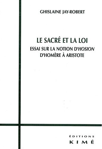 Le  sacré et la loi