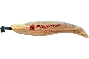 Flexcut Right-Handed Scorp, Gouge for Carving, 3/16 Inch (KN22)