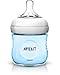 Philips Avent Natural Infant Baby Bottle Starter Set, Blue
