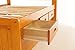 Discovery World Furniture Bookcase Captains Bed with 6 Drawers, Full, Honey