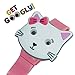 Sugar Kids Digital LCD Watch with Interchangeable Googly Eyes Face Tops Dog & Cat