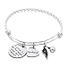 O.RIYA Memorial Bracelet I Used To Be His Angel Now He's Mine Bracelet Husband, Memorial Gifts for Loss of Husband