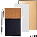 2020 Weekly Pocket Calendar Organizer | Business Polished Chrome Trim Pen & a Notepad Included | 12 Months Week-in-View Planner, Weekly Quotes | All in a Gold Gift Box Set.