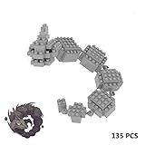 LNO Anime Pokemon Onix Nano Block Diamond Mini Building Toys Pocket Monster New