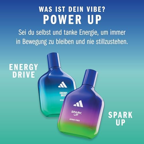 Vibes Energy Drive Eau de Parfum, langanhaltender, energiespendender Unisex-Duft mit natürlichen ätherischen Ölen, 100ml