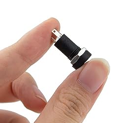 Maxmoral 6PCS Stereo Panel Mount Jack 3.5mm Audio