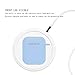 ZALU Upgrade Compatible for AirPods Case with Keychain [Front LED Visible] Premium Silicone Cover Skin for AirPods Charging Case 2 (Sky Blue)