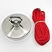 1300 LB Magnet Fishing by Savage Magnets - 50 feet 550lb Tested Paracord Included Treasure Hunting Retrieving and Lifting River and Salvage Recovery- Heavy Duty Pulling Power Eyebolt - Neodymium