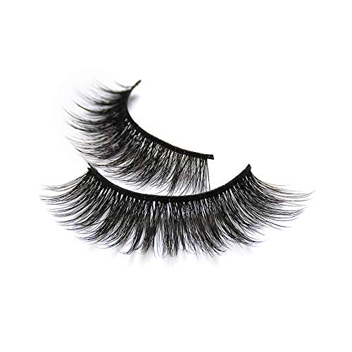 LASHVIEW False Eyelashes,Mink Fake Eyelashes, 3D Natural Layered Effect,Comfortable and Soft,Handmade Lashes Wispies,Environmental Silk Lashes,Reusable Natural Look False Eyelashes for Makeup - Thumbnail 5