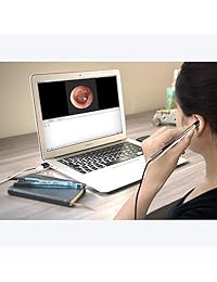 Microscopio USB Digital, Teslong portable multifunción, lupa, otoscopio, cámara intraoral con 10 200 Ampliación IP67 impermeable para PC y Mac con Android