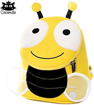 Toddler Kids Backpack Zoo Animals Baby Bag with Leash - Penguin,Pig by New Running (bee)