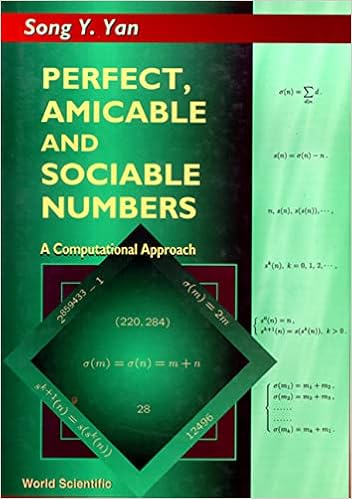 Amazon Com Perfect Amicable And Sociable Numbers Yan Song Y Libros