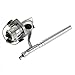 Docooler Fishing Rod Mini Fishing Pole Retractable Pocket Pen with Fishing Reel and Fishing Line
