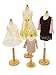 Children's Body Dress Form Kids Mannequin Set (Group of 4) - 6 Month Old, 1-2 Year Old, 3-4 Year Old, and 6-8 Year Old