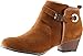 Chase & Chloe Women's Ted-1 Sueded Ankle Bootie