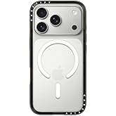 CASETiFY Compact iPhone 17 Pro Case [Slim and Sleek/Compatible with Magsafe / 4 ft. 2X Military Grade Drop Protection] - Clear Black