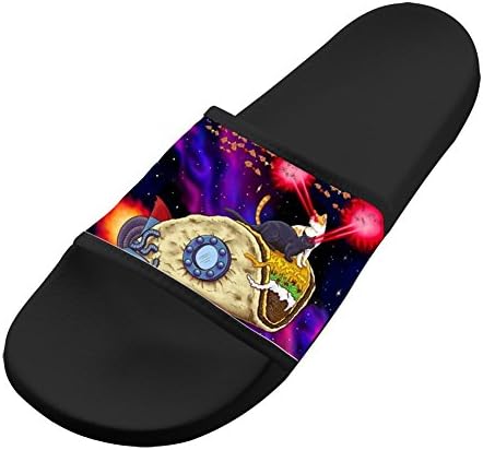 Hawaii Slippers Antiskid Indoor Lovers Flip-flop Sandwish Cat Shoes Open Toe Flat Sandals Adult 10 B(M) US