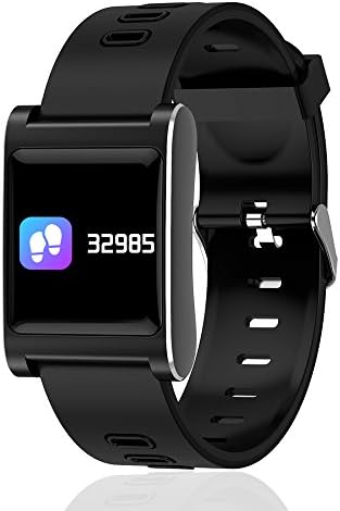 Fitness Tracker HR, HOTTEEN H8 Heart Rate Monitor Smart Wristband ，Blood Pressure Blood Oxygen Monitor IP68 Waterproof Smart Bracelet, Replacement Band for iOS &amp; Android (black)