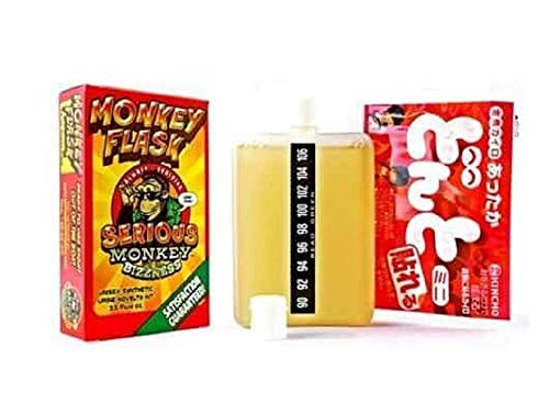 HGR Packaging Monkey Flask with 3.5oz Unisex Synthetic Urine HGR Packaging Monkey Flask with 3.5oz Unisex Synthetic Urine