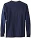 Russell Athletic Men's Basic Cotton Long Sleeve Tee, J Navy, Medium