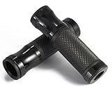 100% Brand New Chrome & Rubber Motorcycle Handlebar Bar End Hand Grips for Honda CBR Yamaha YZF FZ1 FZ6 R1 R6 Suzkui GSXR GSF 600 750 Kawasaki ER-6N ER 6F Black