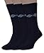 PETANI Argyle Socks, 3 pack Rich European Dress Organic Cotton Socks Men Black (L)