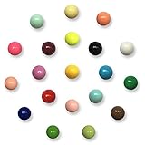 20 Pack Fridge Magnets Spherical Muliticolor Refrigerator Office Magnets for Calendars Whiteboards Maps Resin Fun Decorative Decoration