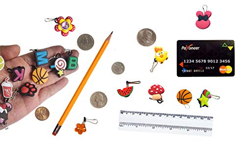 Hermes AVIRGO 25 Pcs Zipper Pull Charms for Jacket Backpack Bag Pendant Set