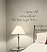 Grow Old Along with Me Bedroom Wall Saying Vinyl Decal Stickers 23x10-Inch Black