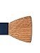 Wood Bow Tie For Men With Blue Strap Gift Box Handmade Wedding Bowtie With Gift Box Natural Oak Wood