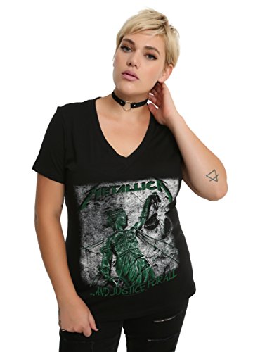 Plus size metallica shirt Clearance