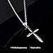 Onairmall 925 Sterling Silver Cross Necklace for Women Girls Infinity Cross Smiple Chic Necklace Pendant
