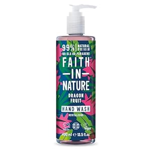 Faith-in-Nature-Natural-Dragon-Fruit-Hand-Wash-Revitalising-Vegan-Cruelty-Free-Parabens-and-SLS-Free-400ml-Packaging-May-Vary Faith In Nature Natural Dragon Fruit Hand Wash, Revitalising, Vegan and Cruelty Free, No SLS or Parabens, 400 ml