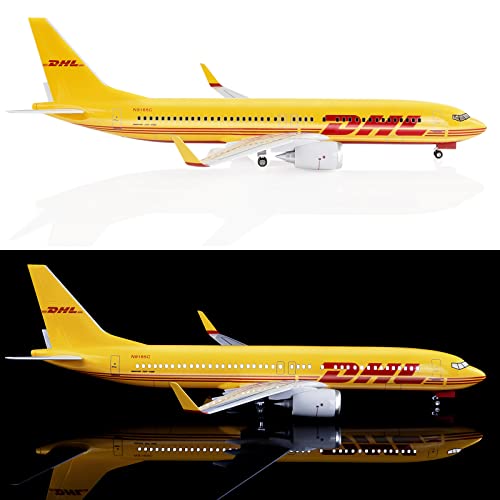 24Hours 18” 180 Scale Model Jet DHL Airplane B737 Model Planes