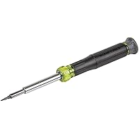 Klein Tools 32314 Electronic Screwdriver, 14-in-1 with 8 Precision Tips, Slotted, Phillips, and Tamperproof TORX Bits, 6 Prec