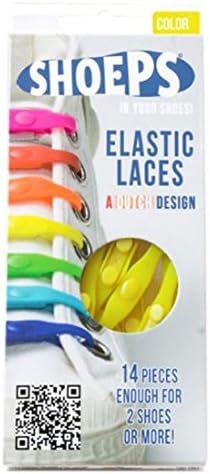 Shoeps In Your Shoes Elastic Laces *YELLOW* (Dispatched From UK)