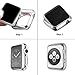 Apple Watch Case iwatch Series 2 Cover Soft TPU Bumper Scratch Resistant Protective Case for Apple watch 2nd Edition-38mm Silver