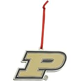 Purdue Boilermakers Primary “P” Logo Metal Christmas Ornament