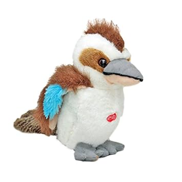 Amazon Com Elka Australia Kookaburra Bird Stuffed Animal Toy With Sound 7 17cm Baby