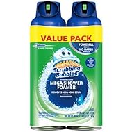 Scrubbing Bubbles Mega Shower Foamer Aerosol, 20 oz (2 Pack)