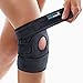KEENHEALTH - Neoprene Knee Brace for Knee Pain, Knee Support for Injury Recovery and Knee Pain Relief, ACL Knee Brace for Women and Men with Open Patella Design, Adjustable Straps - One Size