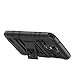 LG Stylo 3 Case, SGM Hybrid Dual Layer Combo Armor Defender Protective Case With Kickstand + Belt Clip Holster For LG Stylo 3 (Black)