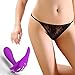 Vibrating Panties Wireless Remote Control Butterfly Vibrator, Wearable G Spot Vibrator for Women,Strong Rechargeable clitorals Stimulator,Panty Vibrator Sex Toy for Women and Couples (Purple)
